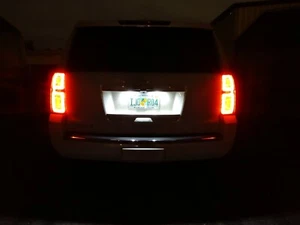 2015-2020 Chevrolet Tahoe White LED License Plate Light Kit - Picture 1 of 3