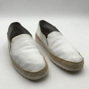 Mocassini Verbenas Nuria donna taglia 8 scarpe casual in pelle bianca - Foto 1 di 10