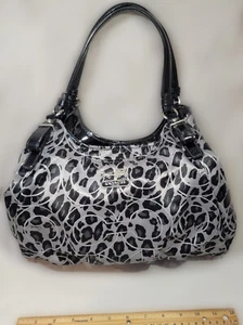 Coach Madison Ocelot Leopard 17751 Shoulder Bag Carryall Hobo Purse - Picture 1 of 6