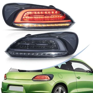 Für 2009-2014 VW Scirocco MK3 LED Getönt Rückleuchten Bremsleuchten  Animation - Bild 1 von 9