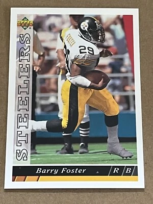 1993 UPPER DECK - BARRY FOSTER STEELERS #345 - Image 1 of 2
