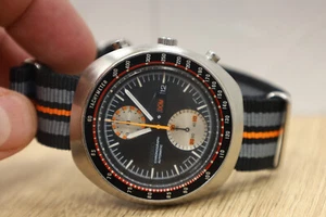 Seiko 6138 0017 Steel Mens Automatic UFO Chronograph Watch vintage, serviced - Picture 1 of 7