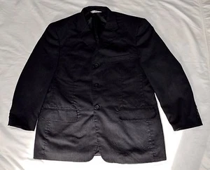 VERSINI DARK GRAY 3 buttons suit jacket SZ 42 SHORT, 100% WOOL! (2, PLB5) - Picture 1 of 1