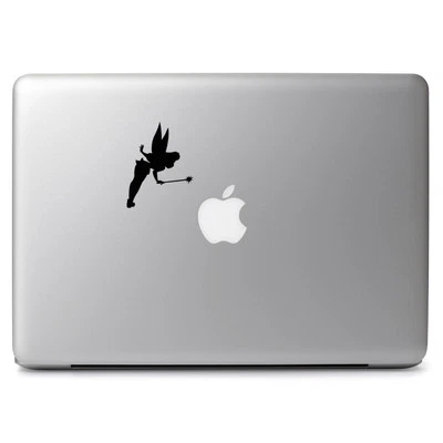 Vinyl Decal Sticker Flying Tinker Bell for Macbook Laptop Car window wall Door - Image 1 of 4