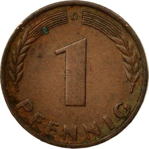 Germany 1 Pfennig Coin | Oak Sprig | 1948 - 1949 - Picture 1 of 4