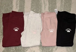 Old Navy Logo Jogger Sweatpants 4 count - sz M girls New - Picture 1 of 9