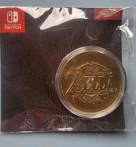 Legend of Zelda: Tears of the Kingdom limited collector's coin Switch rare promo - Bild 1 von 2