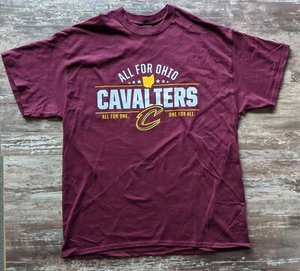Cleveland Cavaliers All For Ohio One For All Borgoña vino hombres XL baloncesto NBA - Imagen 1 de 6