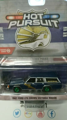 Greenlight Hot Pursuit 1987 Ford LTD Crown Victoria Wagon Chase (NG77) - Immagine 1 di 2