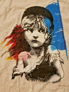 Vintage 1986 Les Miserables Mark Athletics Broadway Play RARE T-Shirt Medium NEW - Picture 1 of 3