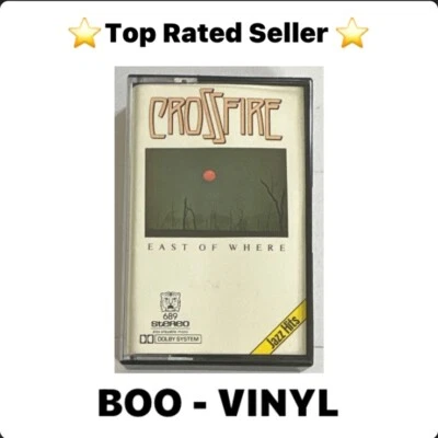 Crossfire East Of Where Cassette Tape  1981 Headfirst Jazz Funk - Image 1 of 4