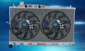 Aluminum Radiator+FAN for GEN II Suits Subaru BP Outback 3.0 EZ30 - Foto 1 di 6