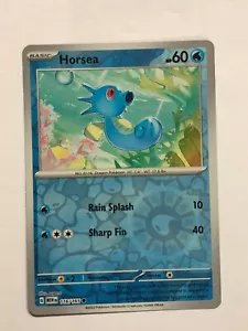 Pokemon Card 151 Reverse Holographic Horsea 116/165 Near Mint - Picture 1 of 2