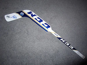 GRANT FUHR Edmonton Oilers SIGNED Autographed Mini Goalie Stick w/COA - Picture 1 of 2