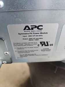 APC SYMMETRA PX POWER MODULE SYPM10KF 10kVA - Picture 1 of 4