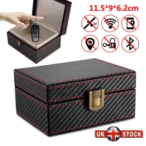 Car Key Signal Blocker Box Keyless Faraday Box Anti-Theft Safety Blocking Pouch - Picture 1 of 12