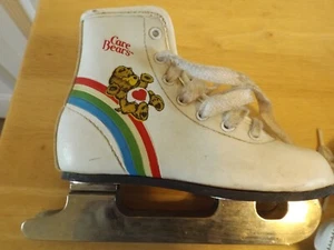 Vtg 1983 American Greetings Care Bears Ice Skates Children's 11 - Picture 1 of 7