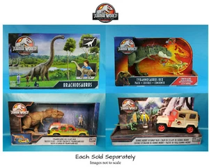 Collezione Jurassic Park World Legacy Brachiosaurus Tyrannosaurus Rex Esclusiva! - Foto 1 di 25