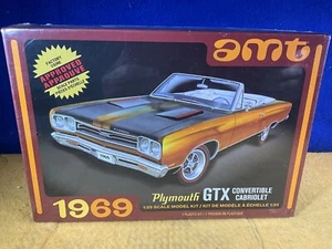 E12-55 AMT MODEL - 1969 PLYMOUTH GTX CABRIO - 2020 - SCALE 1:25 - SEALED NIB - Bild 1 von 7