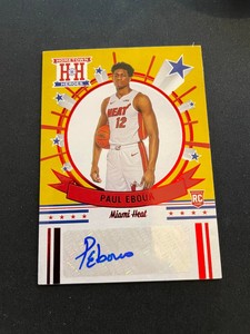 2020-21 Chronicles Hometown Heroes PAUL EBOUA RC Rookie Card AUTO #HH-PEB Heat