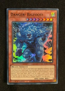 Danger! Bigfoot! RA03-EN019: Alt Art : Super Rare Card : 1st Edition Yugioh (M) - Picture 1 of 2