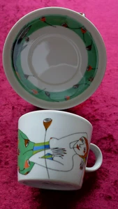 Arzberg: Kaffeetasse Kathrin Grünke"DIE SCHÖNE UND DER RABE" - Bild 1 von 8