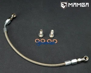 MAMBA Turbo Oil Feed Line for Luxgen 2.2L U7 MPV with Garrett GT18 turbocharger - Picture 1 of 3