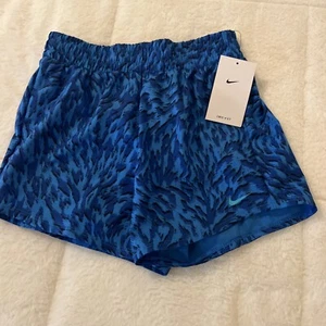 NWT Nike Girls Size Medium- One Woven High Rise Printed Shorts - Picture 1 of 4