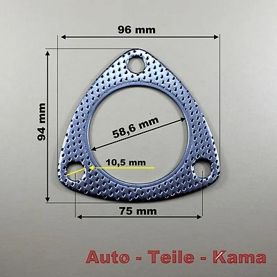 ✅Auspuff Dichtung für Abgasanlage , Katalysator , Abgasrohr , Hosenrohr , Flex - Bild 1 von 3