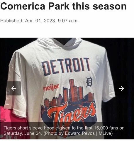 Detroit Tigers SGA Pullover Short Sleeve Hoodie ***** Cover