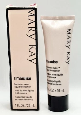 Mary Kay Luminous-Wear Liquid Foundation Ivory 1 - 038696 Normal to Dry Skin 1oz - Image 1 of 3