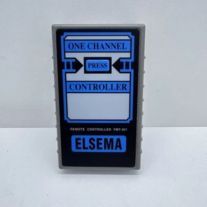 Elsema FMT-301 Single Channel Remote Control - Grey/Blue Gate Garage Roller Door - Bild 1 von 5