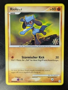 Pokemon Riolu 61/130 Diamant & Perl Deutsch Snowflake Stamp 2007 - Bild 1 von 1