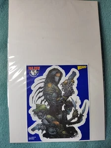 Top Cow The Darkness Wizard promo sticker 90s comic art blue field cutout design - Picture 1 of 1