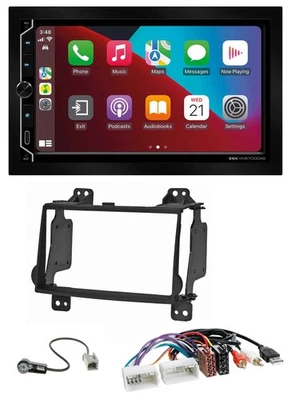 ESX 2DIN DAB USB MP3 Bluetooth Autoradio für Hyundai H1 08-15 Aux-Eing. USB - Bild 1 von 4