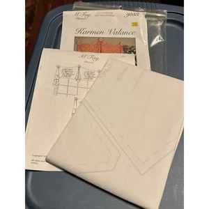 M'fay Pattern 9283 Karmen Valance Professional Window Treatment Pattern UNCUT - Picture 1 of 5