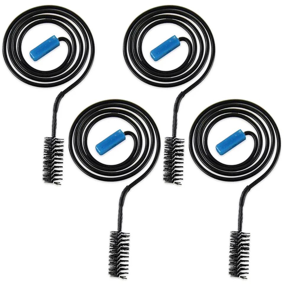 ALLTOPBARGAINS 4 X Drain Cleaner Snake Pipe Tool Plumbing Tub Shower Clog Remover Sink Slim 27"