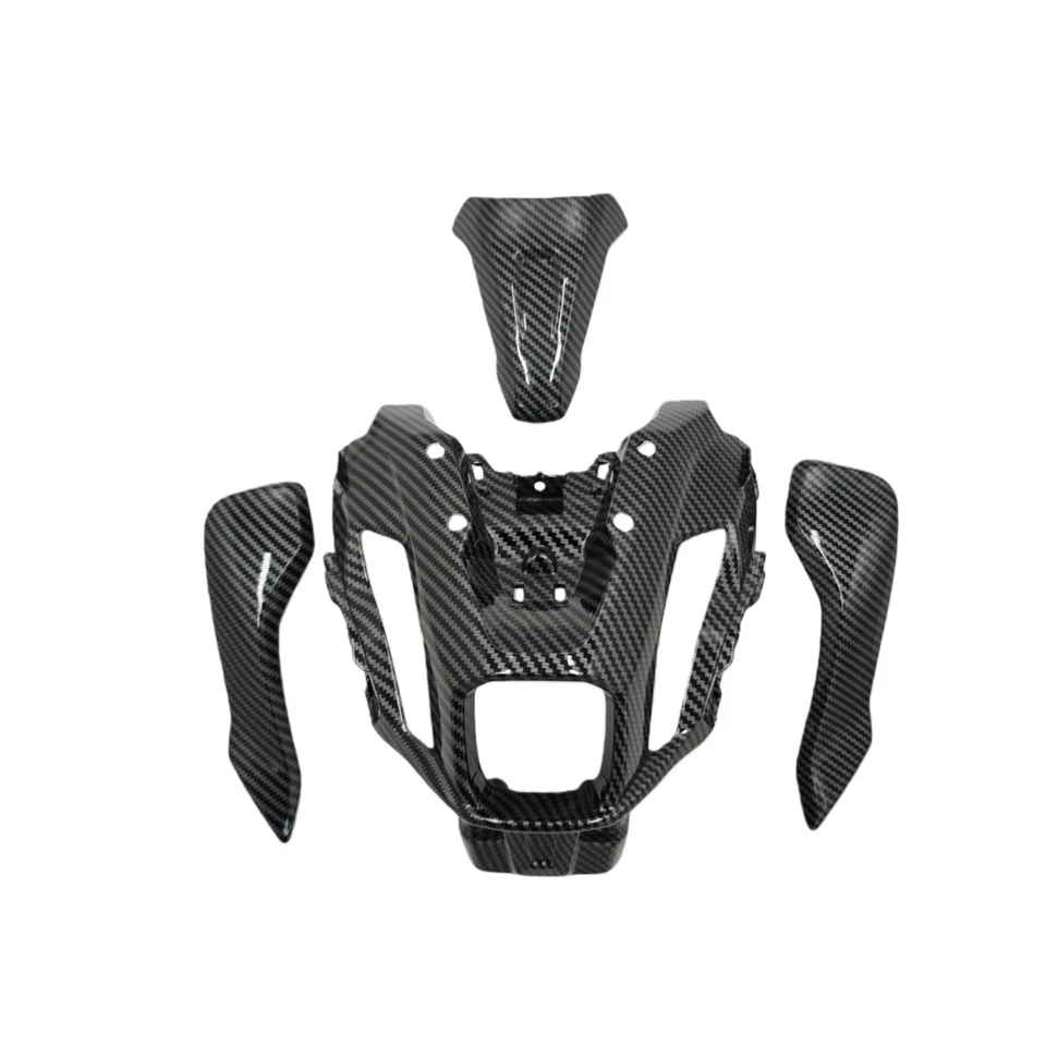 Carbon Fiber Front Headlight Cover Guard Fairing Kit For Yamaha MT-07 2022-2023 Foto 1 de 4