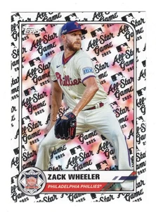 Zack Wheeler 2025 Topps All Star Game #81 Philadelphia Phillies Baseball Card - Picture 1 of 2