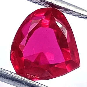 Piedra preciosa suelta certificada IGL 4,80 quilates rubí rojo natural corte pera 10x6 mm 5AOS - Imagen 1 de 6