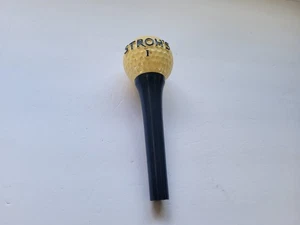 Stroh's Golf Ball and Tee Beer Tap Handle  ( Look Close at Pictures USED) - Picture 1 of 3