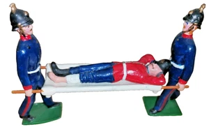 Lead soldiers, BRITAINS (part set137), RAMC, "Stretcher Bearers & Wounded" 1:35 - Picture 1 of 10