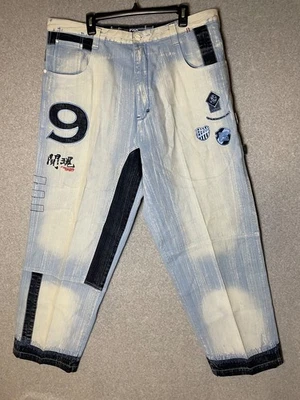 Vintage Lot 29 Jeans Mens 40x32 Fighting Spirit Baggy Hip Hop Y2K Streetwear - Image 1 of 4