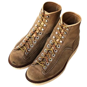 Botas LONE WOLF Botas con cordones Gamuza F01616 Beige Talla 9.5 - Imagen 1 de 6
