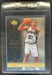 2003-04 Upper Deck Honor Roll Tim Duncan Talents Gold #24/25 SURFACE DAMAGE - Picture 1 of 2