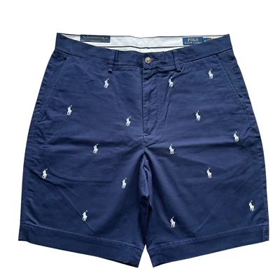 NWT Polo Ralph Lauren Men's Embroidered Pony Classic Fit 9" Stretch Chino Shorts - Image 1 of 4