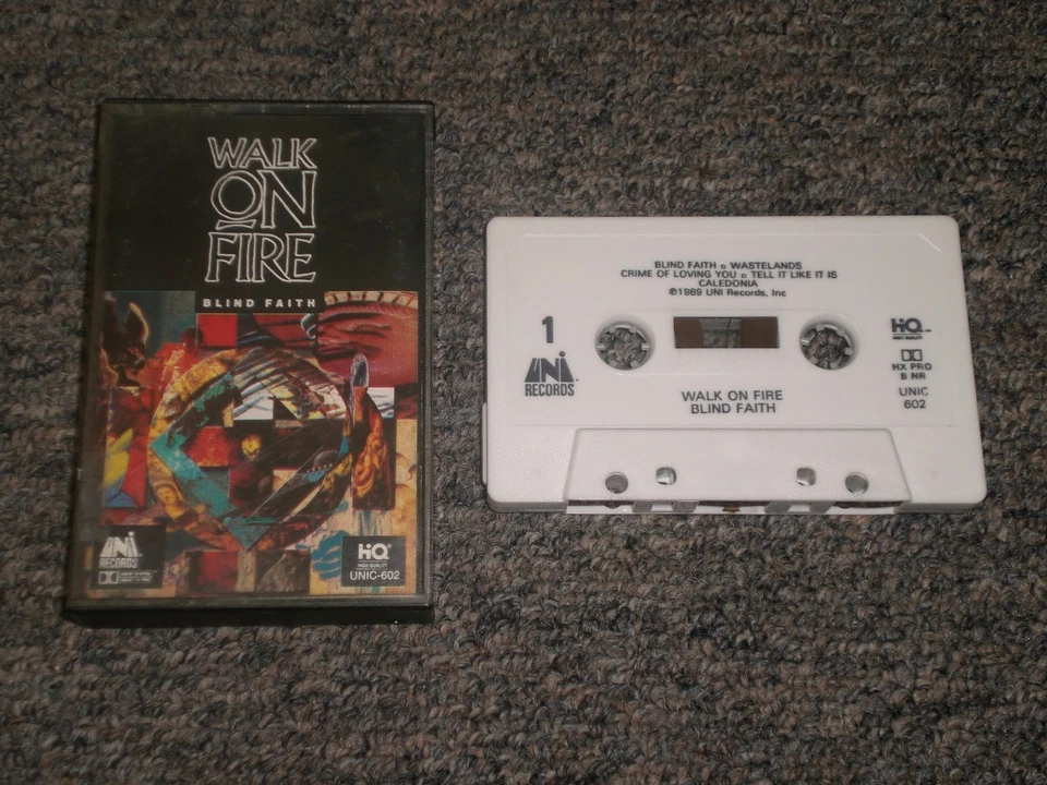 Blind Faith~Walk On Fire~1989 Hard Rock~Classic Rock~Cassette~FAST SHIPPING!! Foto 1 de 1