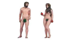 HO Scale people - 10801 - Adam and Eve - Bild 1 von 1