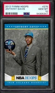 PSA 10 - 2012-13 Panini Hoops #275 Anthony Davis RC New Orleans Hornets - Bild 1 von 2