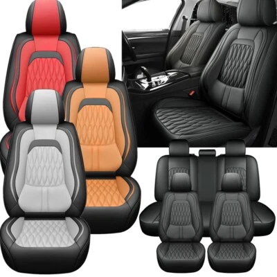For GMC Sierra 1500 2500HD 3500HD Car Seat Covers Full Set Front Rear Protectors - Imagem 1 de 4